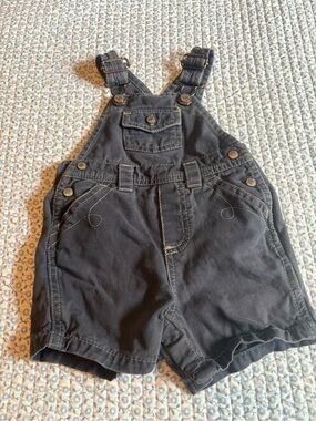 Old Navy Vintage Baby Boy Denim Shortall Cotton Overalls